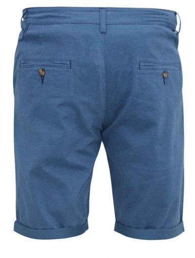 NELSON 1-D555 Stretch Chino Shorts-Blue-48