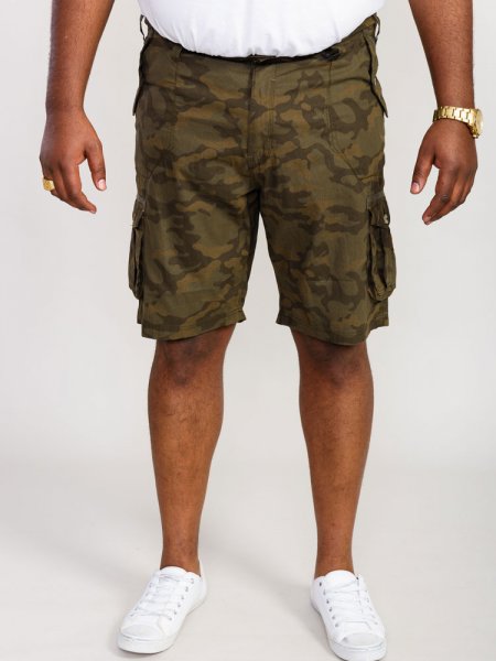 WOODBRIDGE-D555 Camo Cotton Cargo Shorts-Camo-42