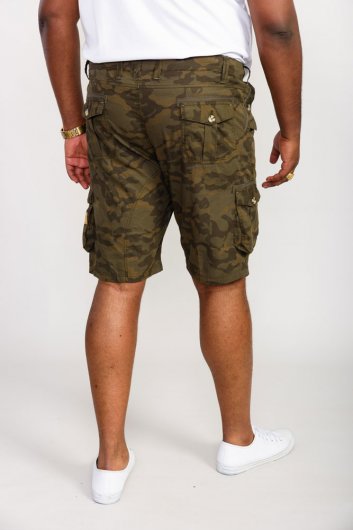WOODBRIDGE-D555 Camo Cotton Cargo Shorts-Camo-54
