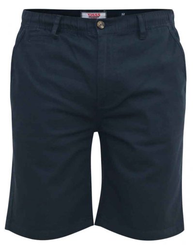 BUTLEY-D555 Full Elastic Stretch Short-Navy-6XL