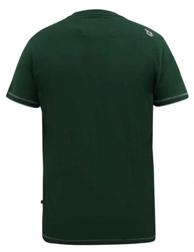 PARNWELL-D555 California Athletics Printed T-Shirt-Green-3XL