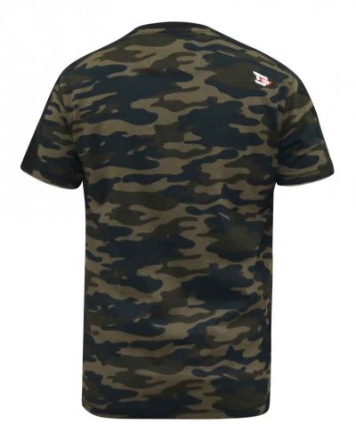 SULLIVAN-D555 Ao Camo T-Shirt With Chest Print-Camo-T