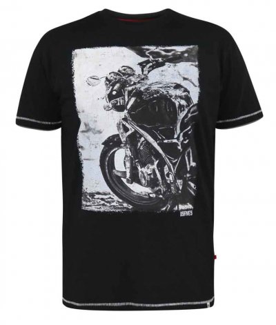PINEWOOD-D555 Photographic Bike Printed T-Shirt-Kingsize Assorted Pack B-(3XL-6XL)