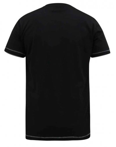 ROBIN-D555 Official Batman Printed Crew Neck T- Shirt-Black-2XL