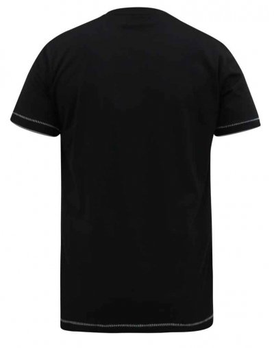 ROBIN-D555 Official Batman Printed Crew Neck T- Shirt-Black-3XL