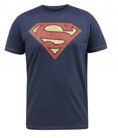 SCAMPTON-D555 Official Superman Printed T-Shirt-Kingsize Assorted Pack A-(2XL-5XL)