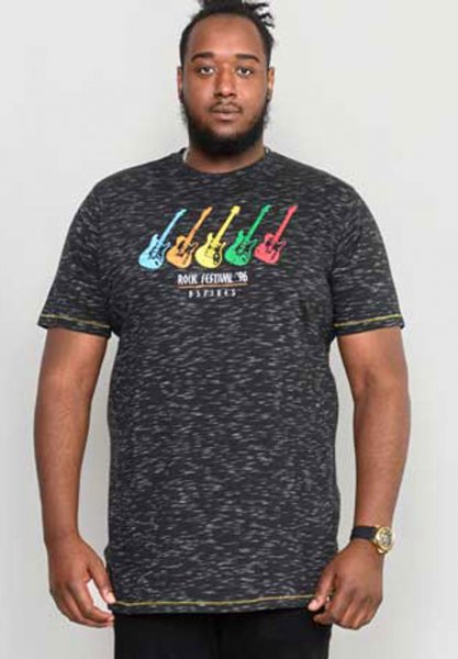 BARNET-D555 Multi Guitar Printed T-Shirt