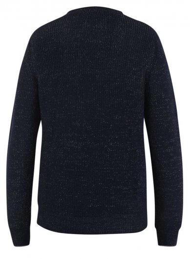 FLOWTON-D555 Ribbed Knit Crew Neck Jumper