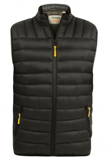 WICKHAM 2-D555 D555 Puffer Gilet With Khaki Lining