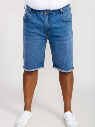 SUFFOLK-D555 Blue Stretch Denim Shorts-Kingsize Assorted Pack K-DEAL PACK(42-56)