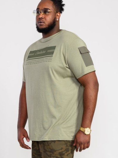 YARWELL - D555 Couture Printed T-Shirt With Sleeve Pocket- DEAL PACK-(3XL-6XL)