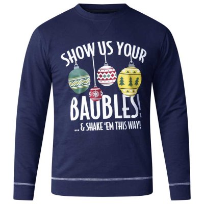 BAUBLES - D555 Baubles Christmas Sweatshirt- Deal Pack-(LT-3XLT)