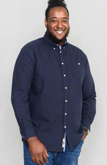 COLCHESTER 1-D555 L/S Oxford Shirt With Button Down Collar Down Collar And Pocket