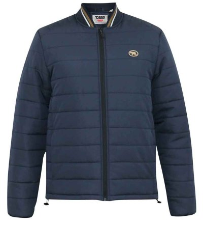 JEREMY 1-D555 Puffer Jacket With Rib Collar And Tipping-3XL