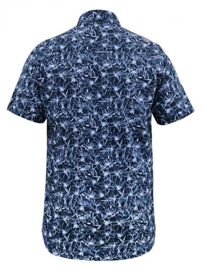 PADBURY-D555 Floral Ao Printed Button Down Collar S/S Shirt With Pocket- DEAL PACK-(2XL-5XL)