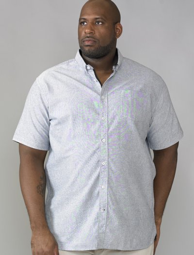 NORMAN-D555 Button Down Short Sleeve Oxford Shirt