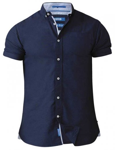 NORMAN-D555 Button Down Short Sleeve Oxford Shirt
