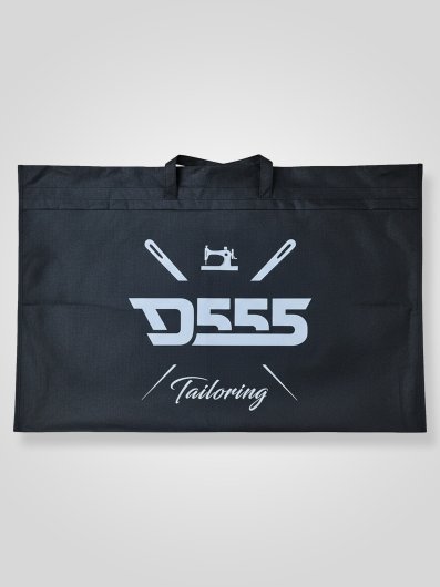 D555 Reusable Full Zipper Garment Bag for Big and Tall Man Suit With Large Zipper Pocket For Shoes