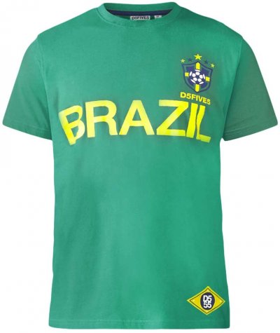 RICARDO-D555 Brazil Football T-Shirt-3XL-6XL-B