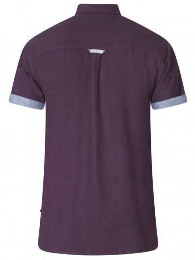 KEVIN-1-D555 Button Down Short Sleeve Oxford Shirt