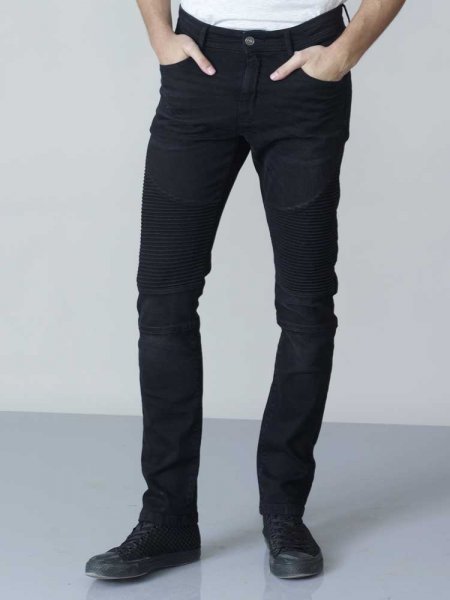 MILO-D555 1959 Fit Stretch Jean With Biker Detail