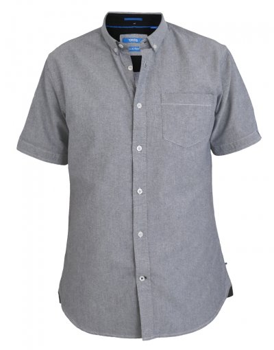 NORMAN-D555 Button Down Short Sleeve Oxford Shirt-TALL-Tall
