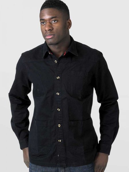 RAMSEY-D555 Heavy Twill Overshirt-S-XXL-Regular