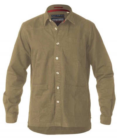 RAMSEY-D555 Heavy Twill Overshirt-S-XXL-Regular