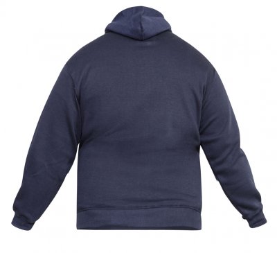 CANTOR - Rockford Heavy Weight Zip Through Hooded Sweatshirt -Navy-1XL
