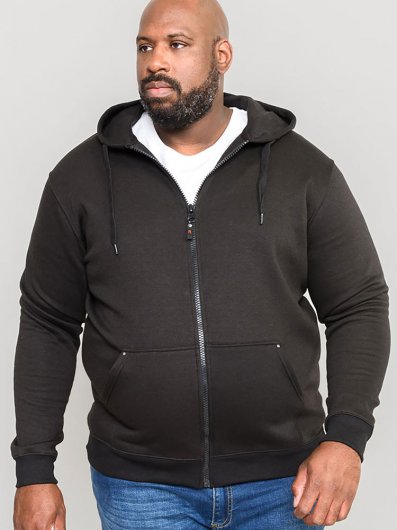 CANTOR - Rockford Heavy Weight Zip Through Hooded Sweatshirt -Navy-8XL