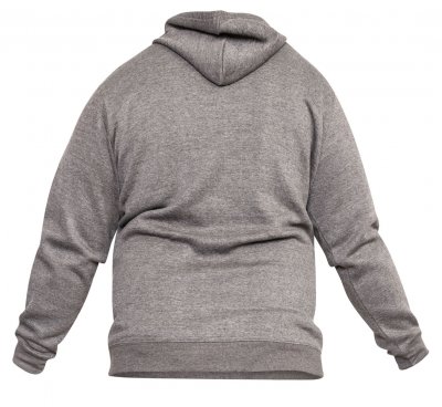 CANTOR - Rockford Heavy Weight Zip Through Hooded Sweatshirt -Grey-1XL