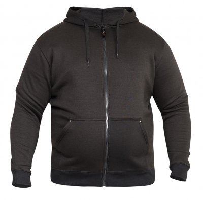 CANTOR - Rockford Heavy Weight Zip Through Hooded Sweatshirt -Grey-5XL