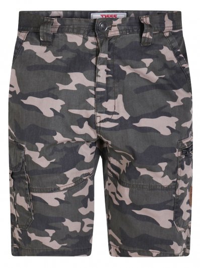 CHADWICK 1-D555 Camouflage Print Cargo Shorts