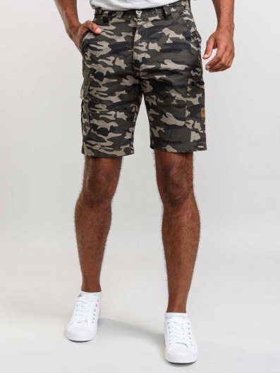 CHADWICK 1-D555 Camouflage Print Cargo Shorts