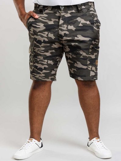 CHADWICK 1-D555 Camouflage Print Cargo Shorts