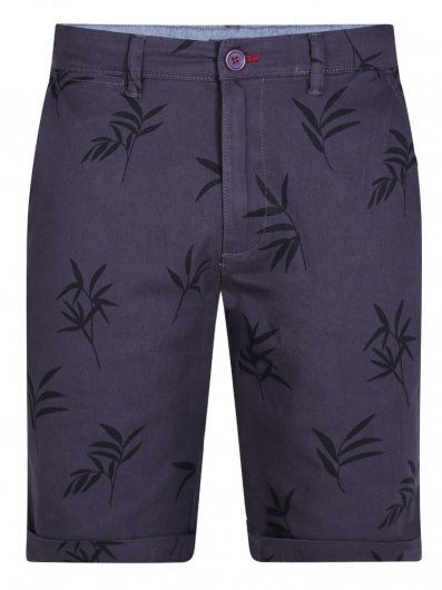 CHAPMAN 1-D555 AOP Printed Stretch Shorts With Side Pockets