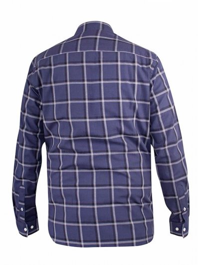 TOWNSVILLE-D555 Check Button Down Collar Shirt With Chest Pocket
