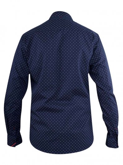 AUGUSTA-D555 Long Sleeve Ao Printed Shirt With Concealed Button Down Collar