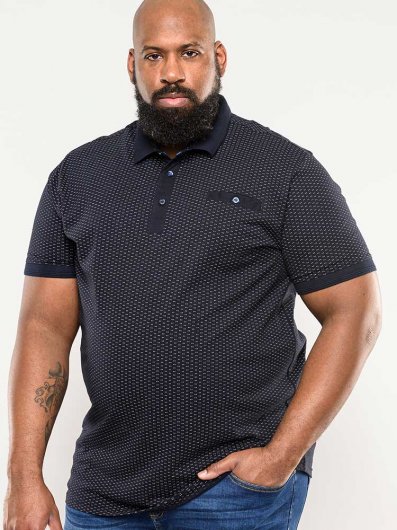 AUCKLAND-D555 Aop Jersey Polo Shirt With Chest Pocket