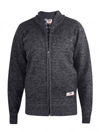 SHERWOOD-D555 Full Zip Sweater With Bonded Fleece Lining
