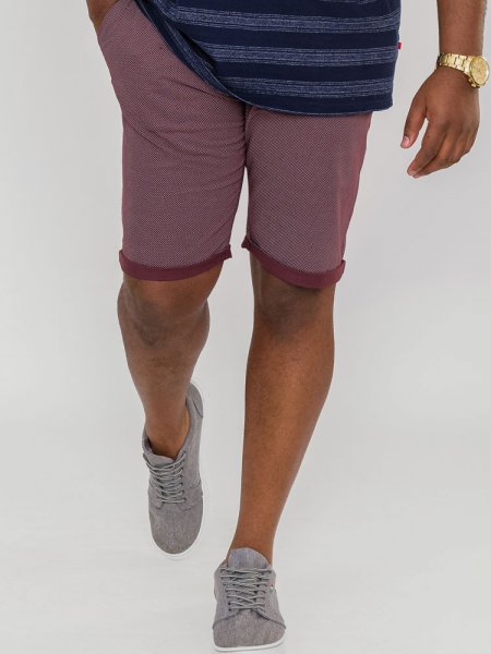 BANDIT - D555 Ao Micro Print Stretch Chino Shorts