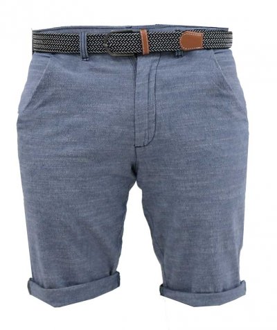 TIGER - D555 Stretch Oxford Chino Shorts With Belt