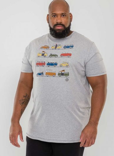 WHITTAM - D555 Official Licensed VW Product Multi Vehicle Printed T-Shirt