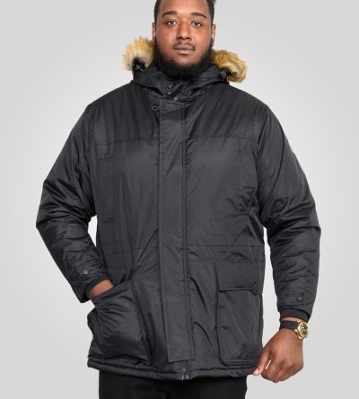 LOVETT 3-D555 Parka Style Jacket With Detachable Fur-Super Kingsize Assorted Pack C-(7XL-8XL)