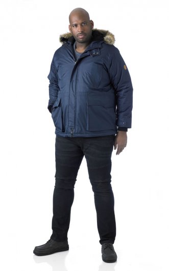 LOVETT 2-D555 Parka Style Jacket With Detachable Fur