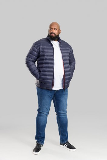 ROWLAND-D555 D555 Puffer Jacket With Sleeve Patch