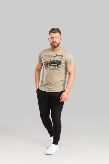 WOLVERTON-D555 Official Jeep Printed T-Shirt