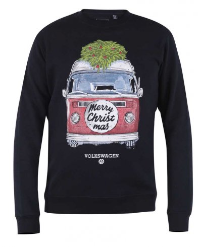 WEYMOUTH-D555 Official VW Christmas Camper Van Printed Sweatshirt