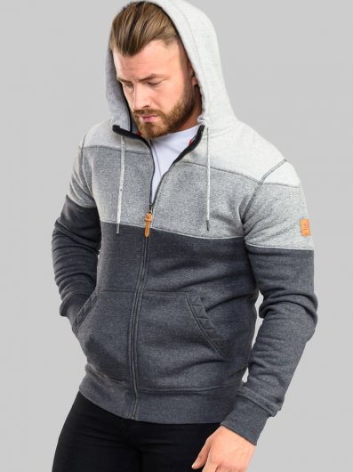 PENNYMOOR-D555 Full Zip Hoody With Panels