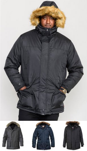 LOVETT 3-D555 Parka Style Jacket With Detachable Fur